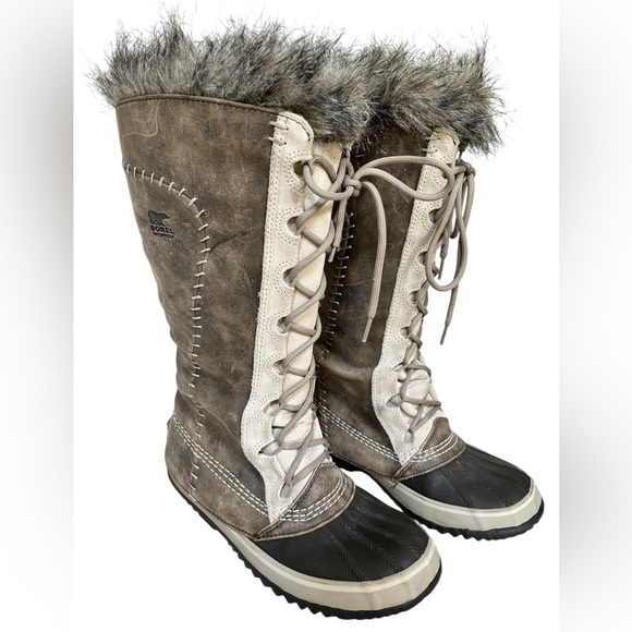 Sorel Cate the Great Lace-Up Boots, Size 8 - Picture 1 of 7